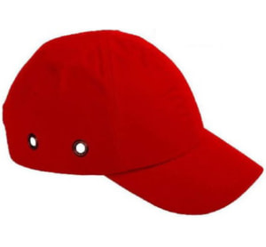 Casquette de sécurité rouge